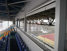 Atletický stadion Ostrava Vítkovice, FSW shrnovací stěny ve VIP lóžíc